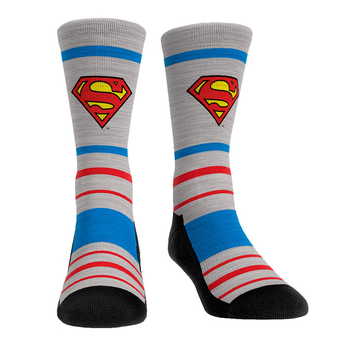 Superman - Classic Stripes by Rock 'Em Socks