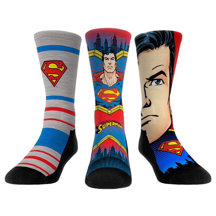 Superman - 3-Pack by Rock 'Em Socks