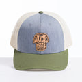 Studio Chane Leather Patch Trucker Hat