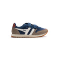 Gola Classics Kids' Austin Strap Sneakers - Navy/Rhino/Off White by Swell-O-Phonic