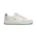 Gola Classics Women's Grandslam '88 Sneakers - White/White/Green Mist by Swell-O-Phonic