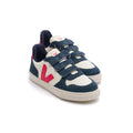 Veja Small V-10 Leather Kid's Shoe - Pure Pekin Nautico by Swell-O-Phonic