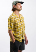 Volcom Stone Facet Woven Short Sleeve Shirt - Seedy Yellow by Swell-O-Phonic