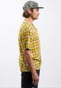 Volcom Stone Facet Woven Short Sleeve Shirt - Seedy Yellow by Swell-O-Phonic
