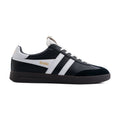 Gola Cyclone Men's Shoes - Leather Black/White/Dark Gum by Swell-O-Phonic