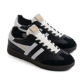 Gola Cyclone Men's Shoes - Leather Black/White/Dark Gum by Swell-O-Phonic