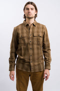 Volcom Shadowstone Long Sleeve Flannel Shirt - Dark Earth by Swell-O-Phonic