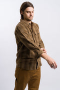 Volcom Shadowstone Long Sleeve Flannel Shirt - Dark Earth by Swell-O-Phonic
