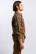Volcom Shadowstone Long Sleeve Flannel Shirt - Dark Earth by Swell-O-Phonic