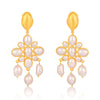 Swept Away Drop Earrings - Pearl