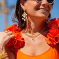 Swept Away Drop Earrings - Pearl by Christina Greene