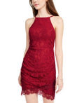 Speechless Juniors Lace Halter Wrap Skirt Dress, Size Medium by Vanessa Jane