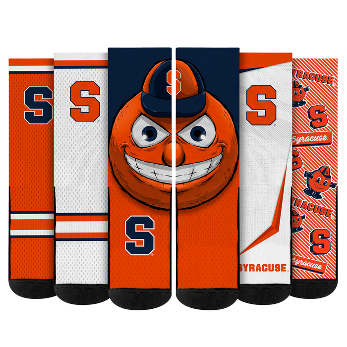 Syracuse Orange - Super Fan Bundle 5-Pack by Rock 'Em Socks