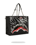 Sprayground Zebra Drip Tote T6594 by I-Max Fashions