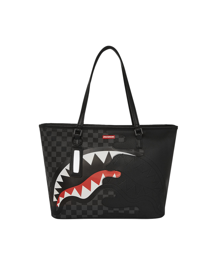 Sprayground Unfinished Shark Tote T7478 by I-Max Fashions