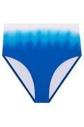 Lauren Ralph Lauren Blue Ombre High Waist Bikini Bottoms, Size 8 by Vanessa Jane