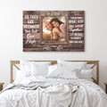 Matthew 19:6 - What God Has Joined Together Let No One Separate Sign II by Tailored Canvases