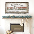 Merry Christmas Sign by Tailored Canvases