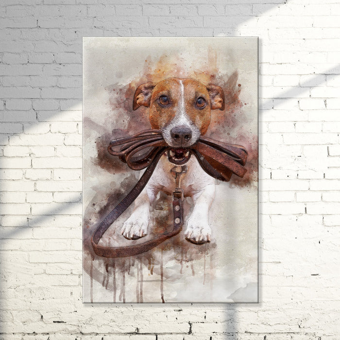 Pet Watercolor Portrait Sign III by Tailored Canvases