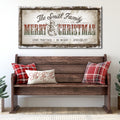 Merry Christmas Sign by Tailored Canvases