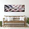 Faith Family Friends Freedom Sign by Tailored Canvases