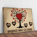 Grandkids Make Life Grand Sign by Tailored Canvases