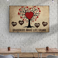 Grandkids Make Life Grand Sign by Tailored Canvases
