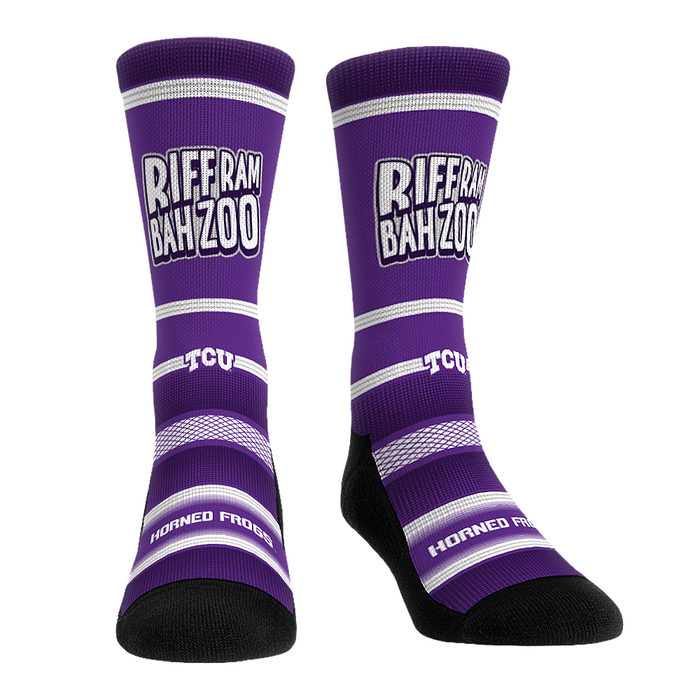 TCU Horned Frogs - Team Slogan by Rock 'Em Socks
