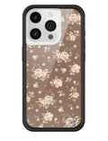 Brown Floral iPhone Case by Wildflower Cases
