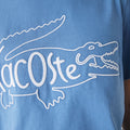 Lacoste Men’s Crocodile Embroidery Cotton T-shirt by I-Max Fashions