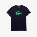 Lacoste Men's SPORT 3D Print Crocodile Breathable Jersey T-shirt by I-Max Fashions