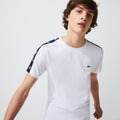 Lacoste Men's Crew Neck Crocodile Bands T-Shirt by I-Max Fashions