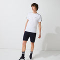 Lacoste Men's Crew Neck Crocodile Bands T-Shirt by I-Max Fashions