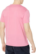 Lacoste Men's Short Sleeve Crew Neck Pima Cotton Jersey T-Shirt Reseda Pink by I-Max Fashions