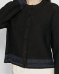 Theory Relaxed Cardigan in Cotton Chainette by Vanessa Jane