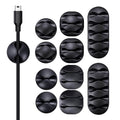 10-Pack: Self Adhesive Cable Clips For Cord Holders Managing Cables Wires by DailySale