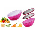 5-Piece: Cheese Grater Citrus Lemon Zester With Food Storage Container & Lid by DailySale