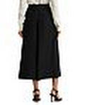 Ralph Lauren Womens Black Pleated Georgette Culotte Pants, Size 18 by Vanessa Jane