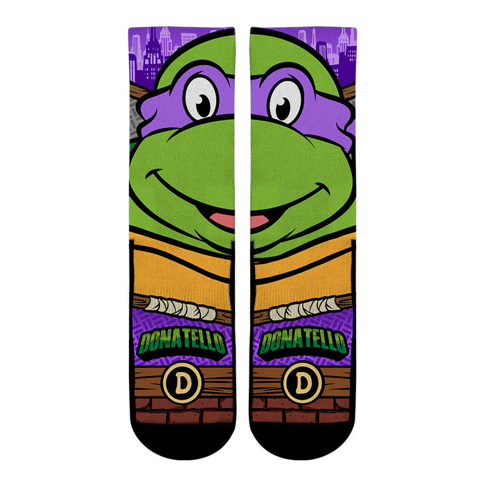 Teenage Mutant Ninja Turtles - Donatello - Split Face by Rock 'Em Socks