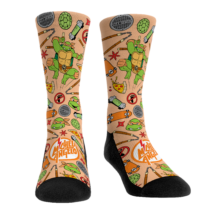 Teenage Mutant Ninja Turtles - Michelangelo - Character Kaboom! by Rock 'Em Socks