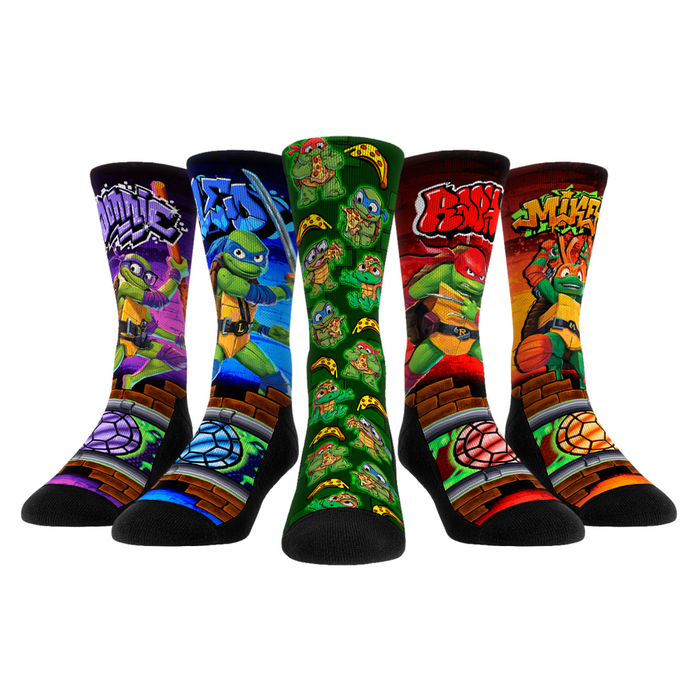 TMNT : Mutant Mayhem - 5-Pack by Rock 'Em Socks