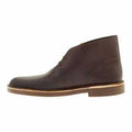 CLARKS Mens Vargo Apron Dark Brown Leather by Vanessa Jane