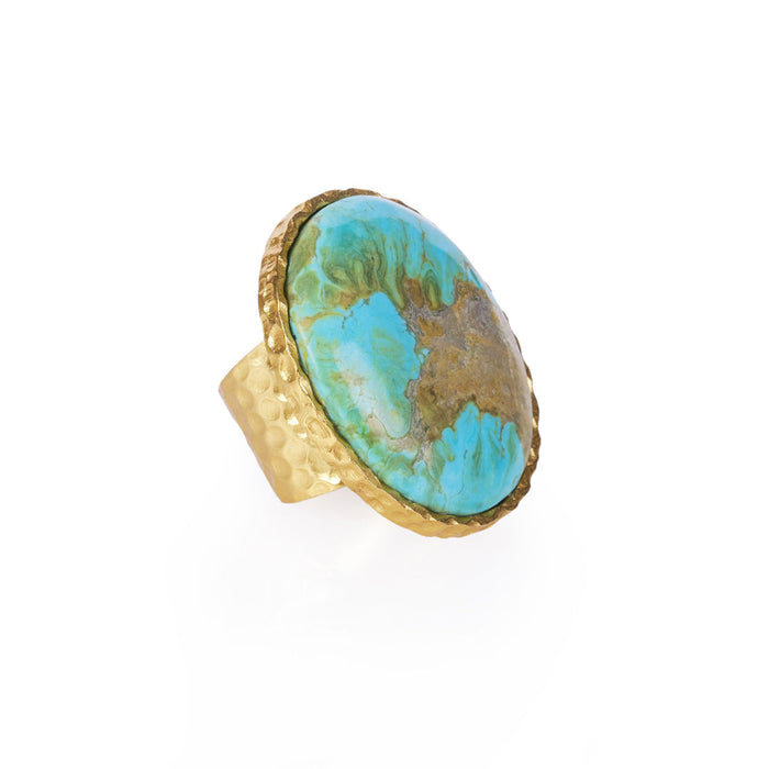Statement Ring - Turquoise by Christina Greene