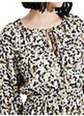 Theory Drawstring Neck Silk Mini Dress, Size Large by Vanessa Jane