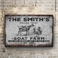 Goat Farm Sign II by Tailored Canvases