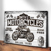 Motorcycle Ride Often Ride Free Sign