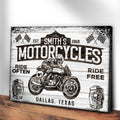 Motorcycle Ride Often Ride Free Sign by Tailored Canvases