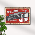 Gun Shop Sign II by Tailored Canvases