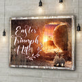 Easter Triumph Of Life Sign by Tailored Canvases