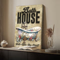 Wash Rinse Dry Repeat Bath House Sign by Tailored Canvases